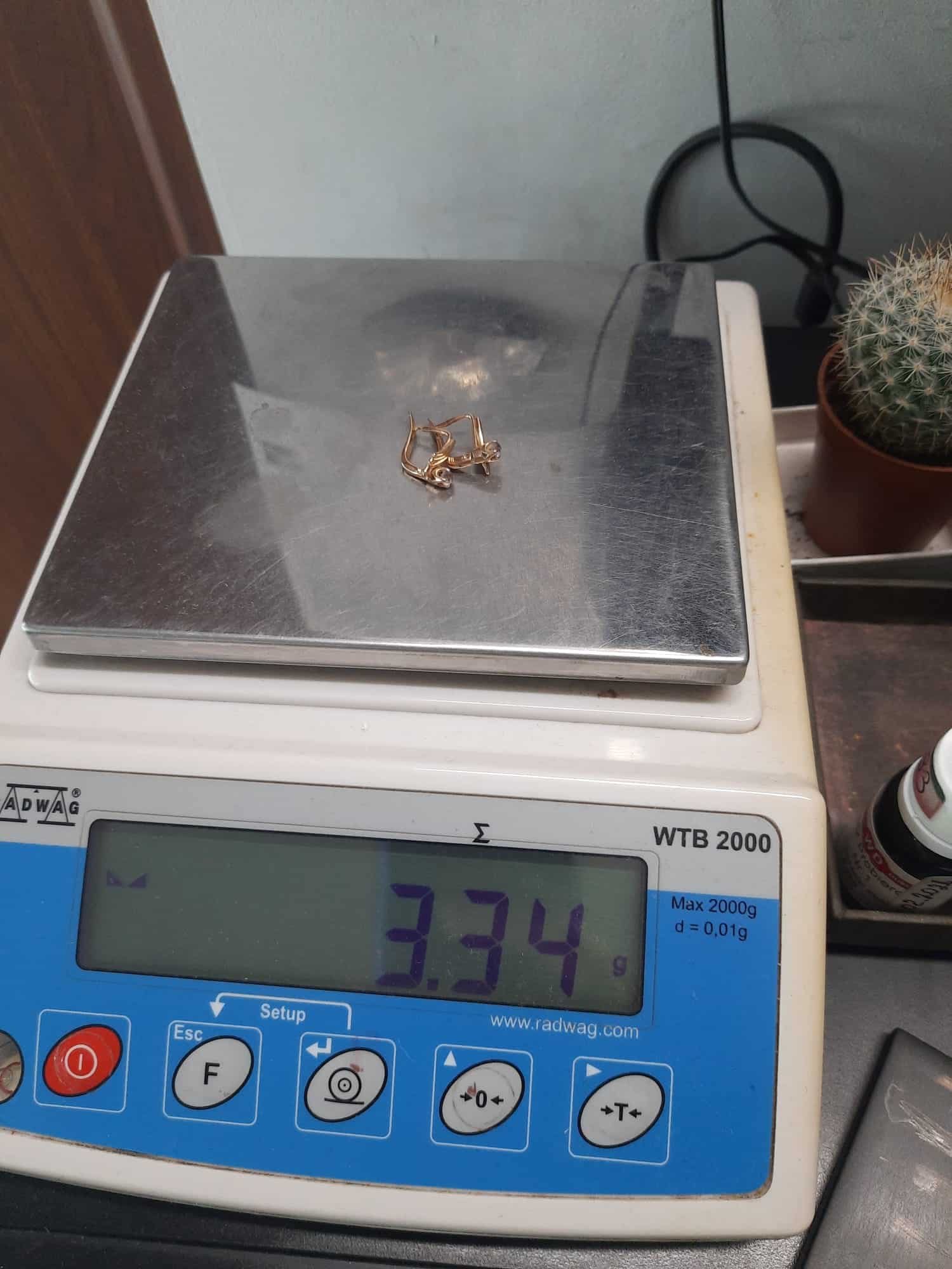 585 ZŁOTO KOLCZYKI PARA 3.36G L 125/2026 (Kopia)