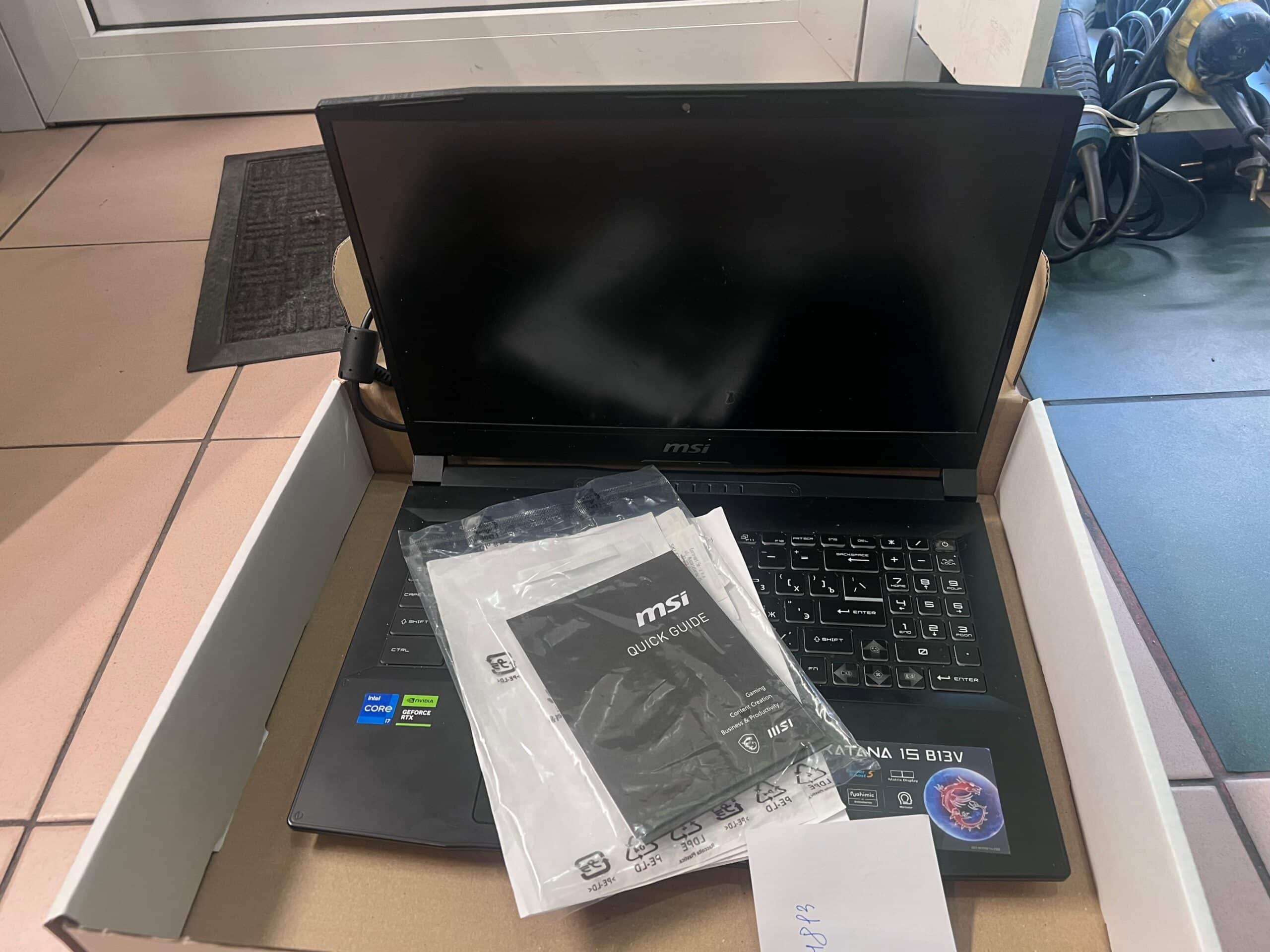 LAPTOP MSI KATANA 15 B13VFK I7-13TH GEN 16/1000GB RTX4060 LL66/2026 P3 (Kopia)