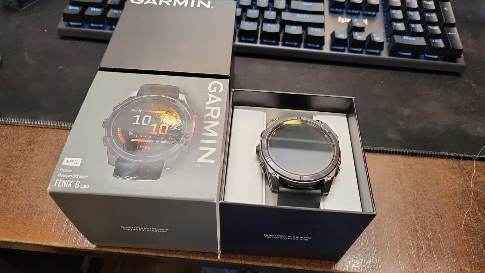 ZEGAREK SPORTOWY SMARTWATCH GARMIN FENIX 8 AMOLED 51MM , KOMPLET PUDEŁKO L597/2026