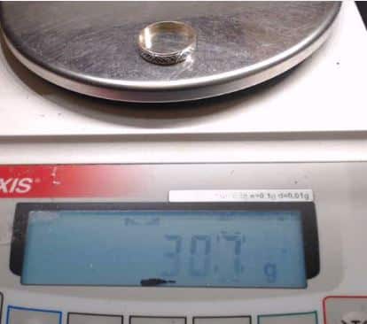 750 ZŁOTO OBRĄCZKA 3,08G L797/2026 (Kopia)