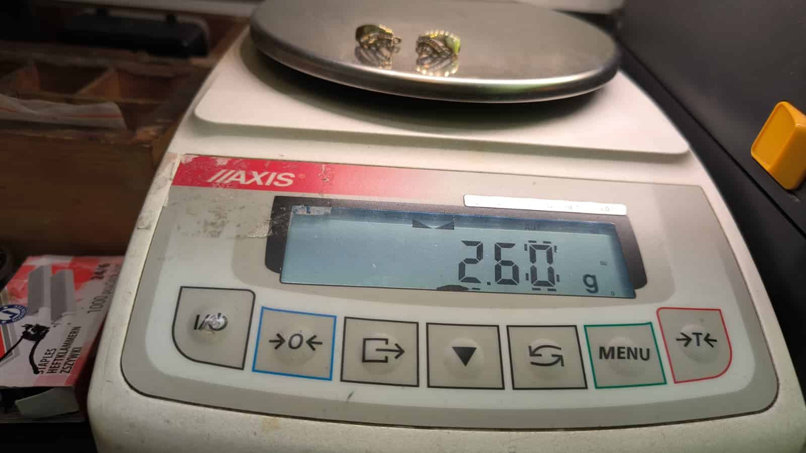 585 ZŁOTO KOLCZYKI 2.61G LL125/2026 P3