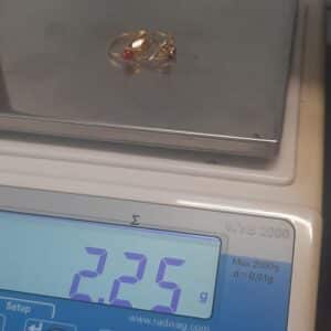 585 ZŁOTO PIERŚCIONEK 2,24G l826/2026 (Kopia)