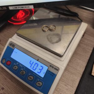 585 ZŁOTO 2X PIERŚCIONEK 4,02G LL211/2026P1