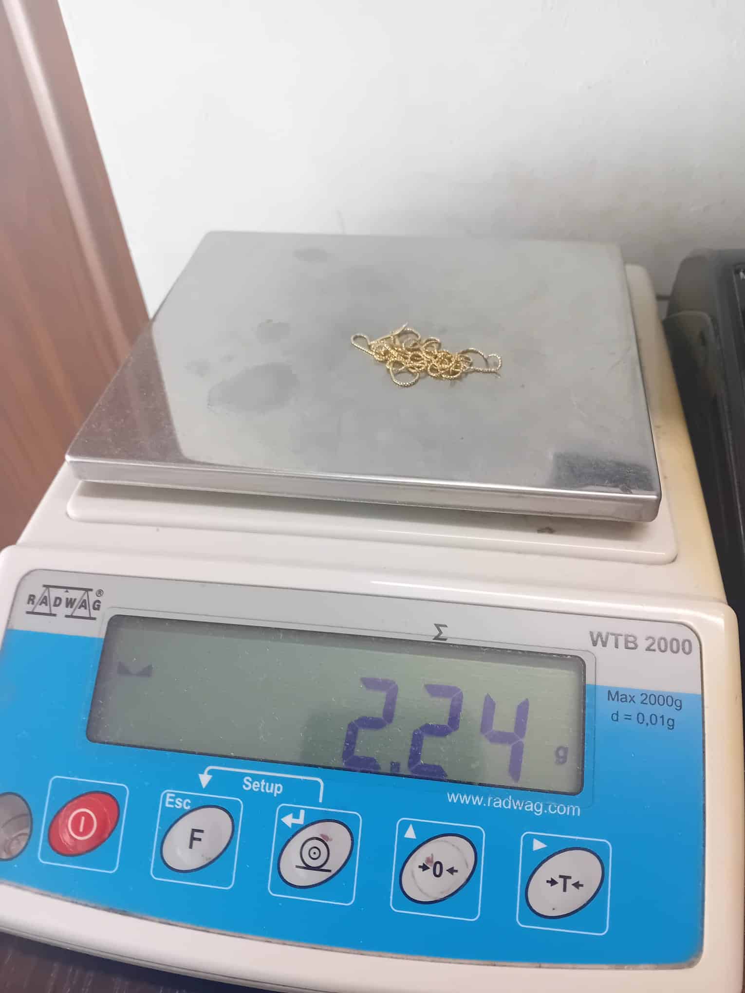 585 ZŁOTO ŁAŃCUSZEK Z ZAWIESZKĄ 2,24G l908/2026 (Kopia)