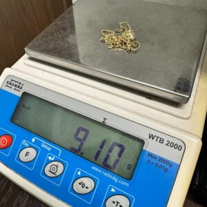 585 ZŁOTO ŁANCUSZEK + ZAWIESZKA 9.13G L1032 (Kopia)