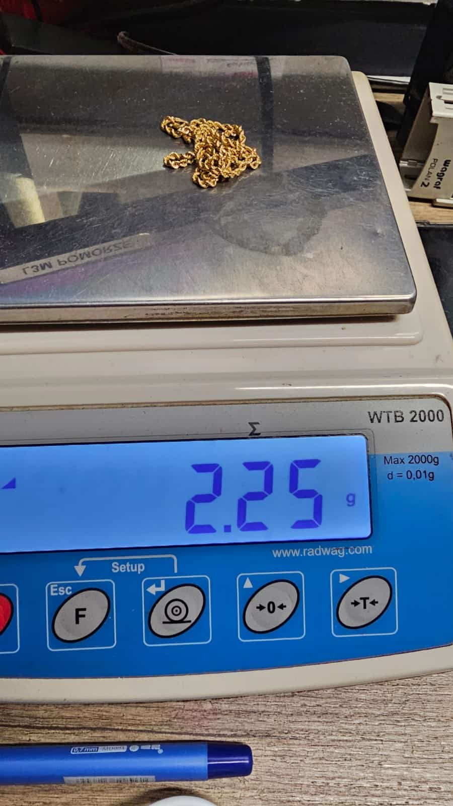 585 ZŁOTO ŁAŃCUSZEK USZKODZONY ll288/2026