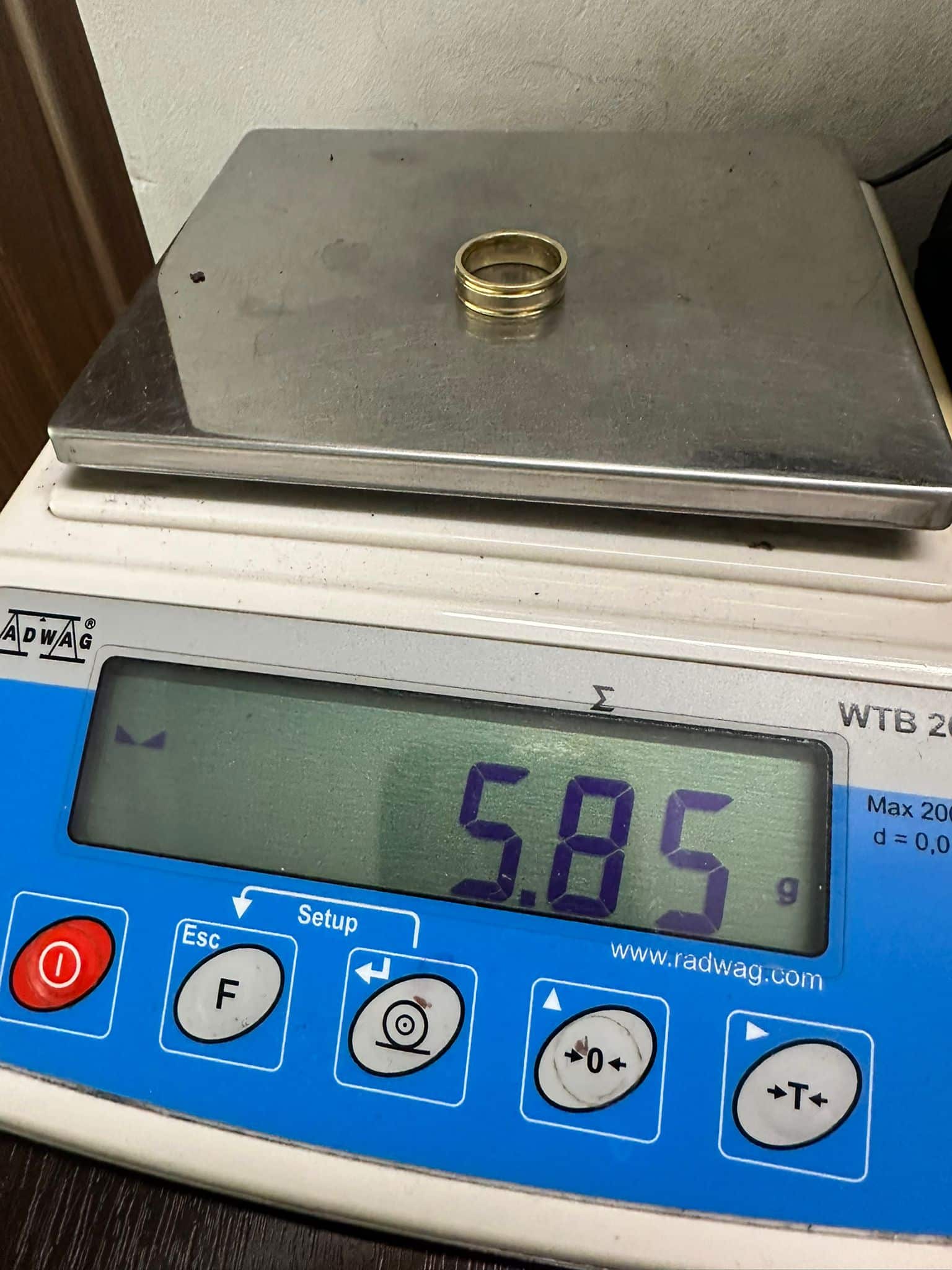 585 ZŁOTO OBRĄCZKA 5,87G l1173/2026