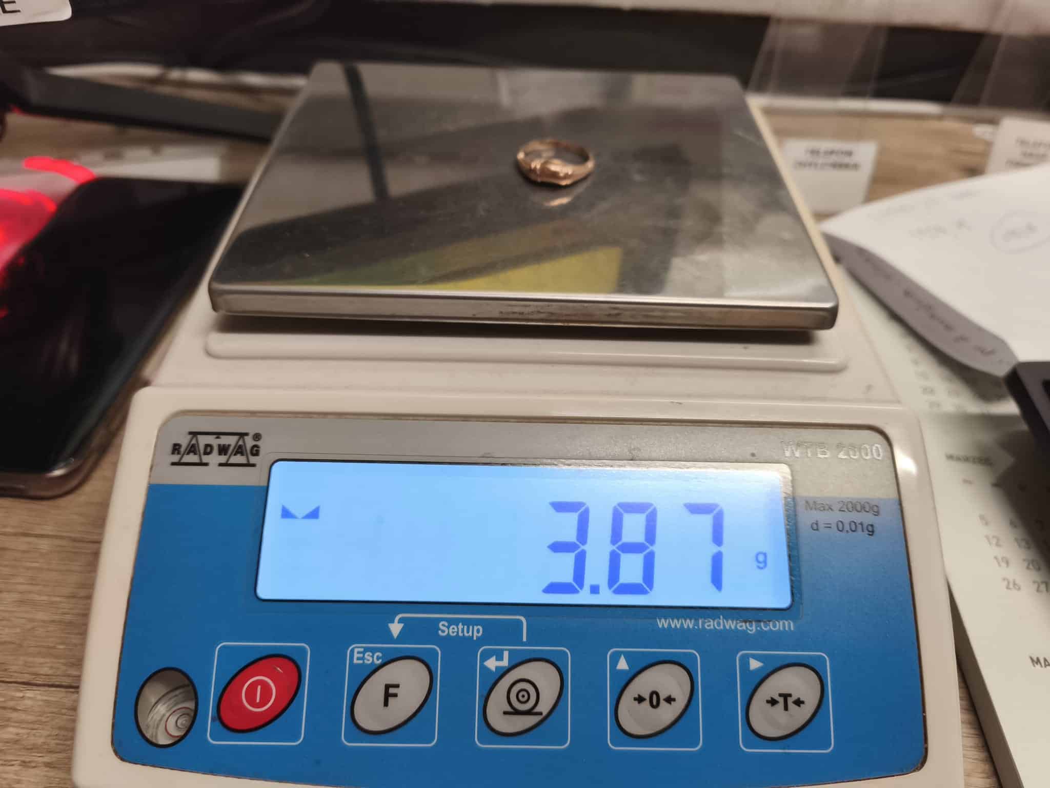 585 ZŁOTO PIERŚCIONEK 3,87g P1 LL 311/2026
