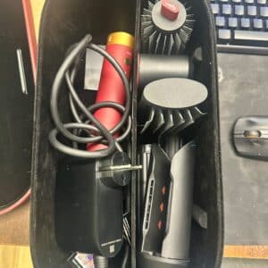 DYSON AIRWRAP CO-ANDA2X STRAIGHT+WAVY AKSAMITNA CZERWIEŃ ZŁOTO CALY KOMPLET +DOW ZAK +PUD l1532
