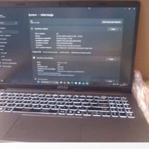 LAPTOP MSI MODERN 15 15,6 " INTEL CORE I3 8 GB / 512 GB W KARTONIE LL 296/2026 P3 (Kopia)